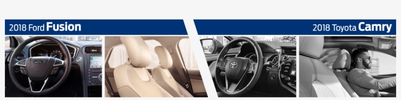 2018 Ford Fusion Vs 2018 Toyota Camry Interior Comparison - 2018 Ford Fusion, transparent png download