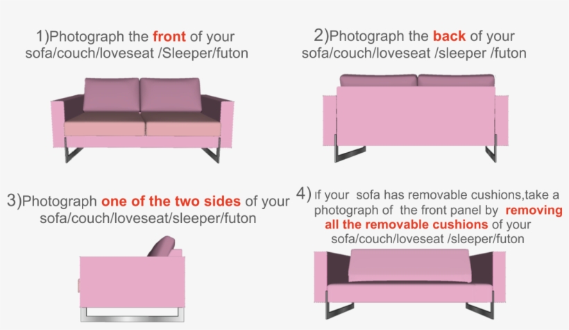 Tailor Made Couch Slipcovers Tutorial - Table, transparent png download