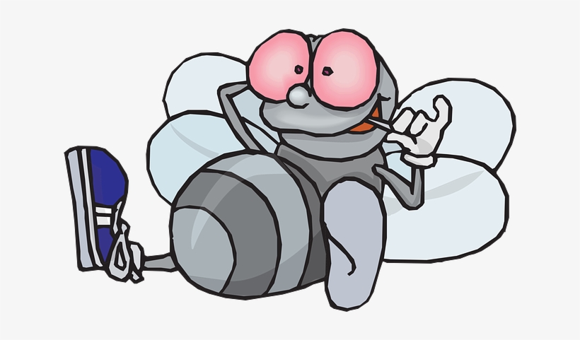Mosca Vaga Del Pulgón - Lazy Clip Art Png, transparent png download