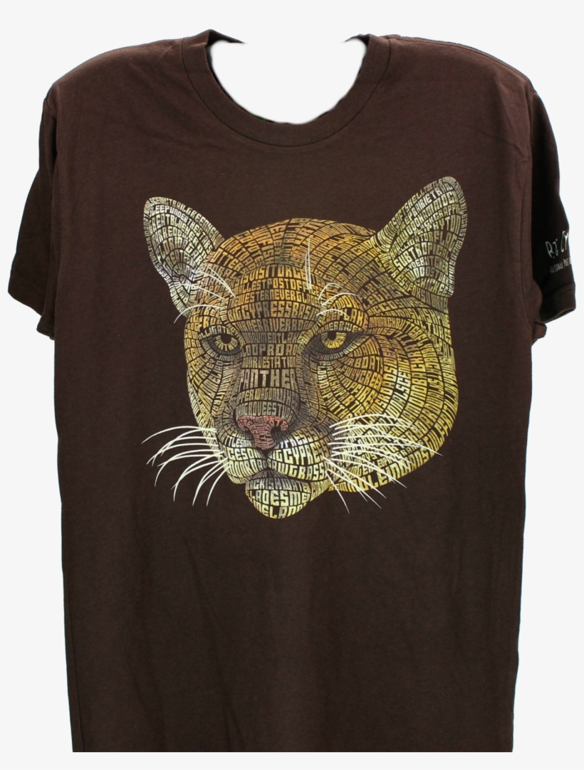 T-shirt Big Cypress Panther 2xl - African Leopard, transparent png download