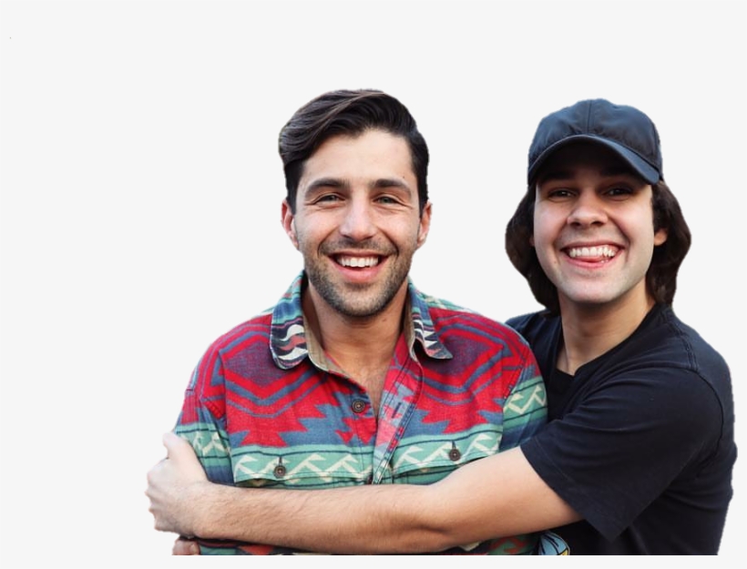 Daviddobrik Sticker - David Dobrik And Josh Peck, transparent png download