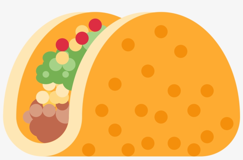 Taco Sticker By Twitterverified Account - Taco Twitter Emoji, transparent png download