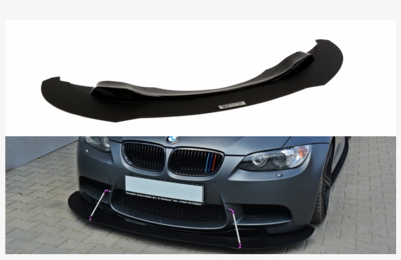 Front Racing Splitter Bmw M3 E92 / E93 - Bmw M3 E 92, transparent png download