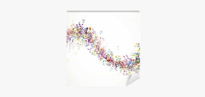 Fotomural Vector Fondo Con Las - Музыкальный Фон, transparent png download