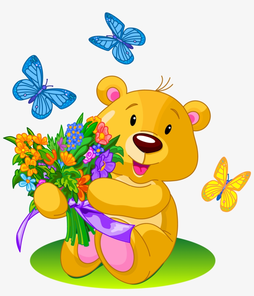 Ositos De Amor Png - August Flowers Clipart, transparent png download