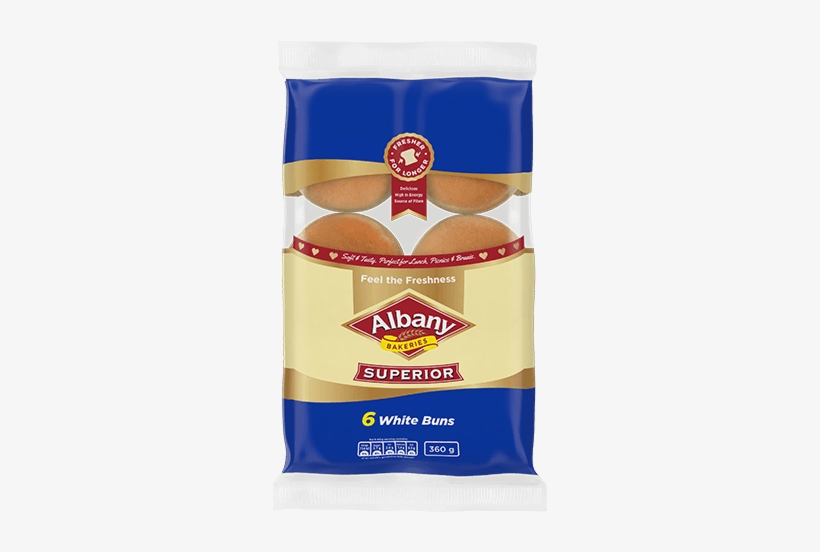 Superior Best Of Both White Buns - Albany Buns And Rolls, transparent png download