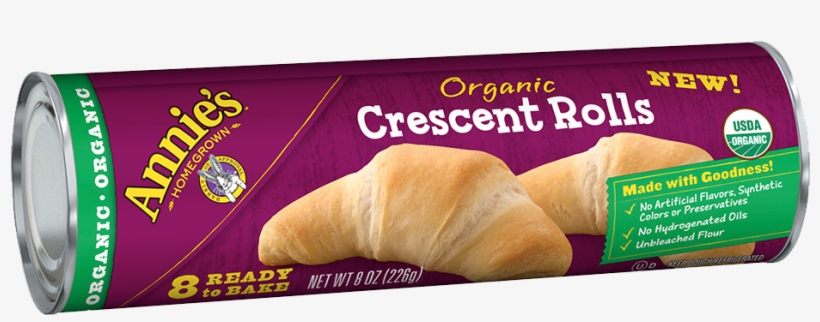 Organic Crescent Rolls - Annies Biscuits, Flaky, Organic - 16 Oz, transparent png download