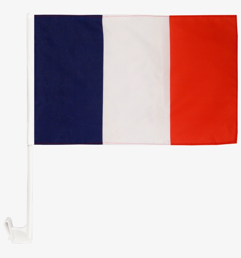 France Car Flag - Drapeau Voiture, transparent png download
