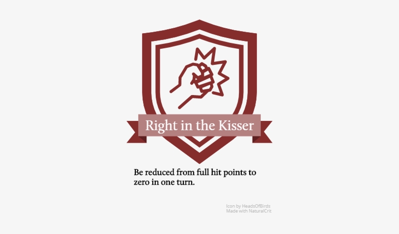 Right In The Kisser Achievement - Magical Boy, transparent png download