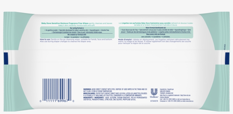 Baby Dove Sensitive Moisture Tip To Toe Wash 13 Oz, transparent png download