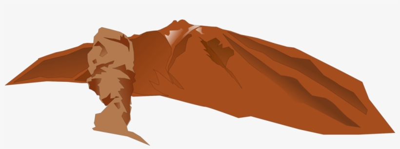 Teide Mountain Volcano Drawing Download - Sand Desert Clipart Download, transparent png download