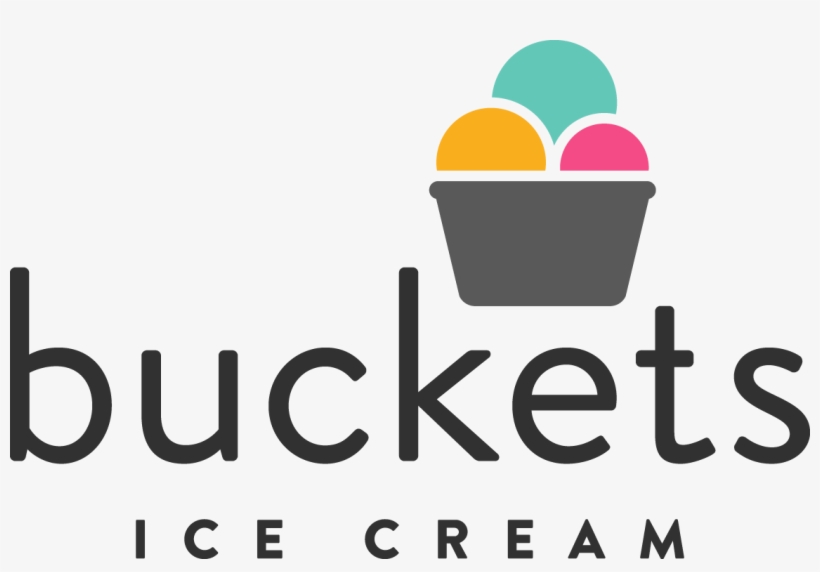 Buckets Ice Cream - Ice Cream Logo Png, transparent png download