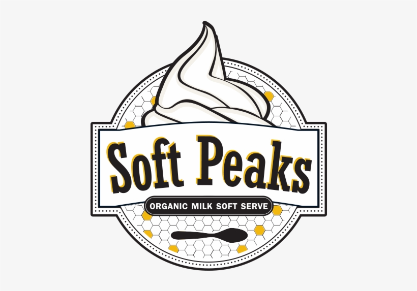 Organic Milk Ice Cream - Soft Peaks Ice Cream Logo, transparent png download