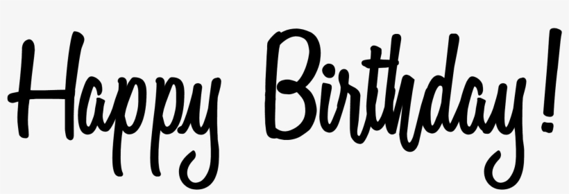 Happy Birthday Word Art Png - Happy Birthday Word Transparent, transparent png download