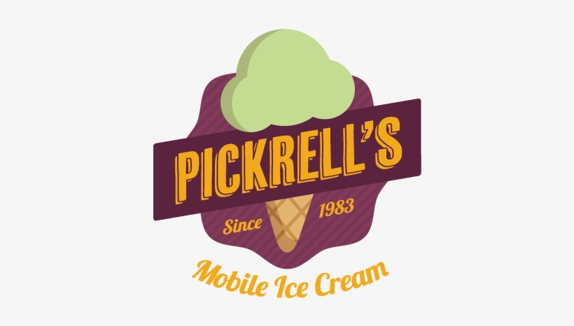 Pickrells Mobile Ice Cream Logo - Ice Cream, transparent png download