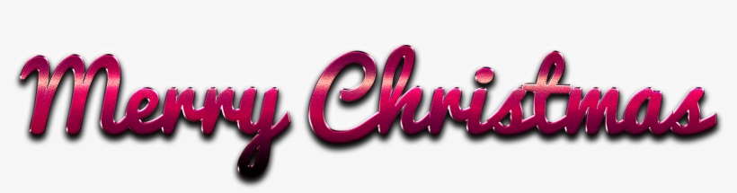 Merry Christmas Word Art Png Pic - Art, transparent png download