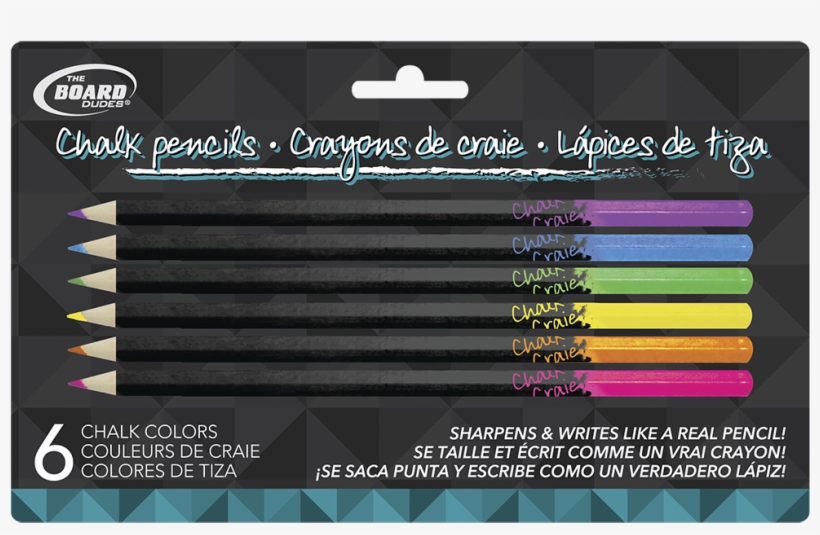 Cnn93 Package - Board Dudes Colored Chalk Pencils, #14269, transparent png download