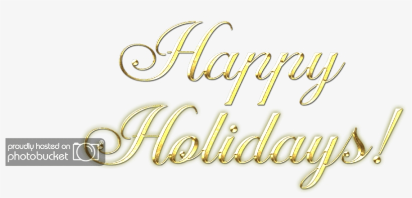 Happy Holidays, Greeting - Calligraphy, transparent png download