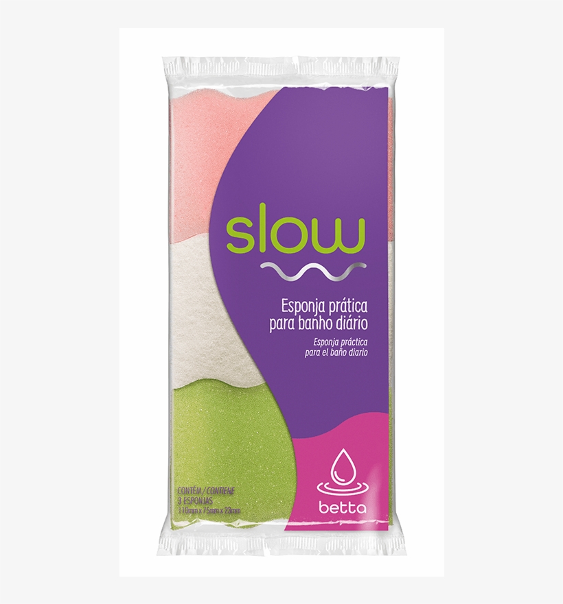 Slow Betta Bath Sponge - Esponja Para Banho Slow, transparent png download