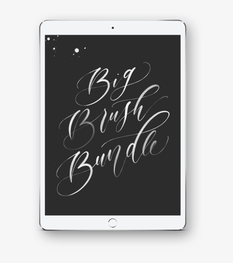 Brush For Procreate - Calligraphy, transparent png download