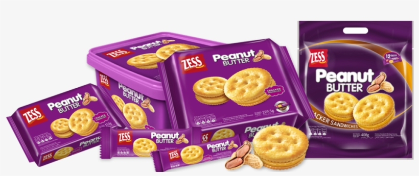 Zess Cracker Sandwiches Peanut Butter - Peanut Butter, transparent png download