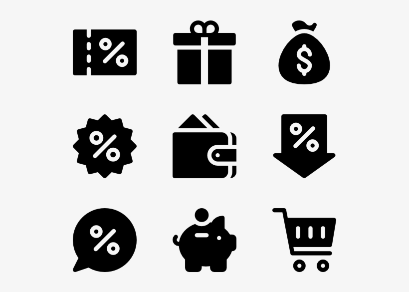 Black Friday 36 Icons - File Storage Icons, transparent png download