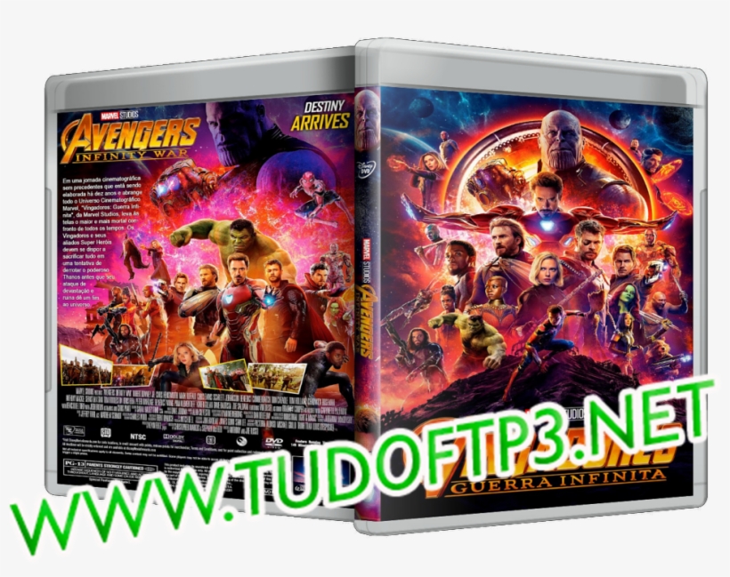 Vingadores 3 Guerra Infinita Dvd-r Oficial - Vingadores Guerra Infinita 3d Blu Ray, transparent png download