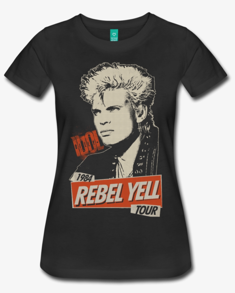 Billy Idol Women's T Shirt, transparent png download
