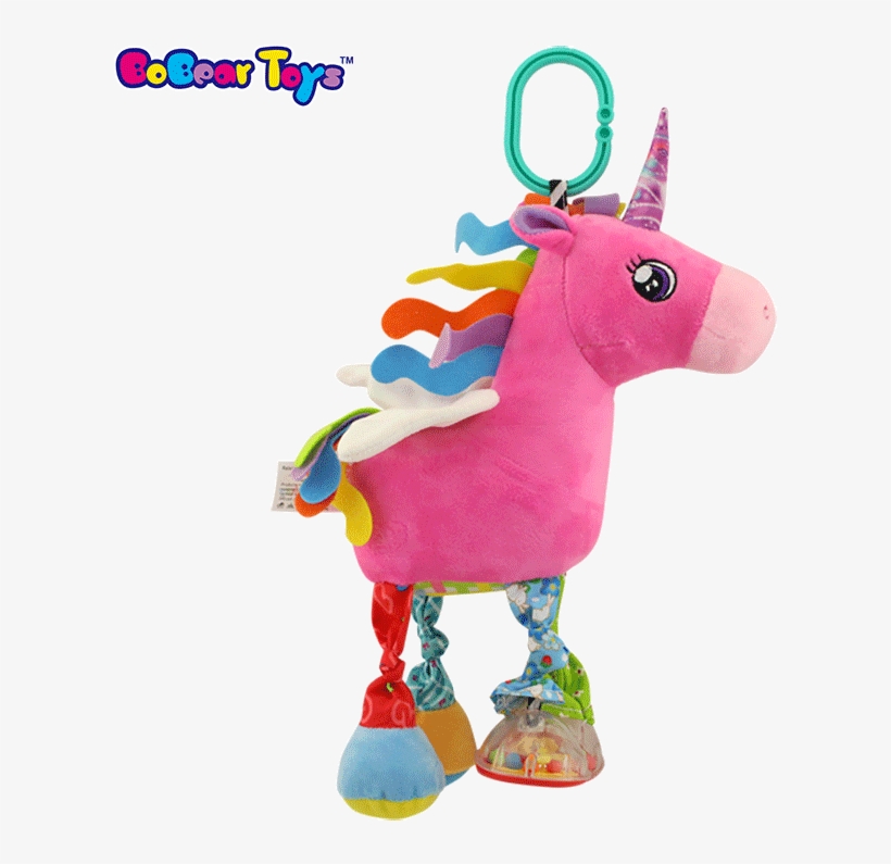 Bobeartoys Soft Cartoon Pony Animal Unicorn Plush Hanging - Stuffed Toy, transparent png download