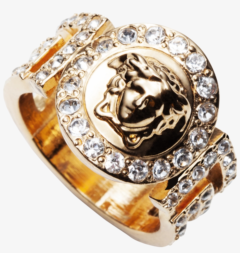 Icon Medusa Ring - Versace Ring For Women, transparent png download