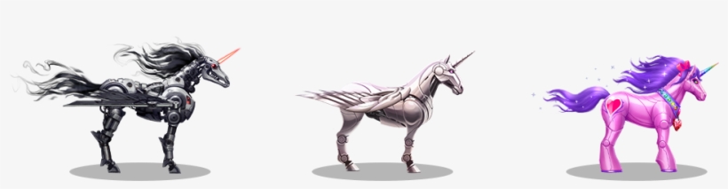 Unicorns - Robot Unicorn Attack Wing, transparent png download