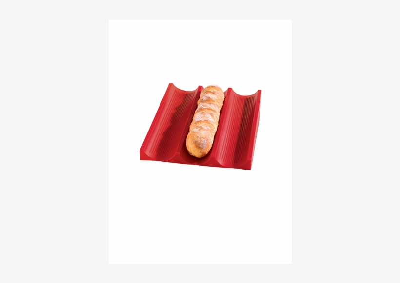 Baguette Baking Mat - Moules Baguettes Silicone Micro Perforé, transparent png download