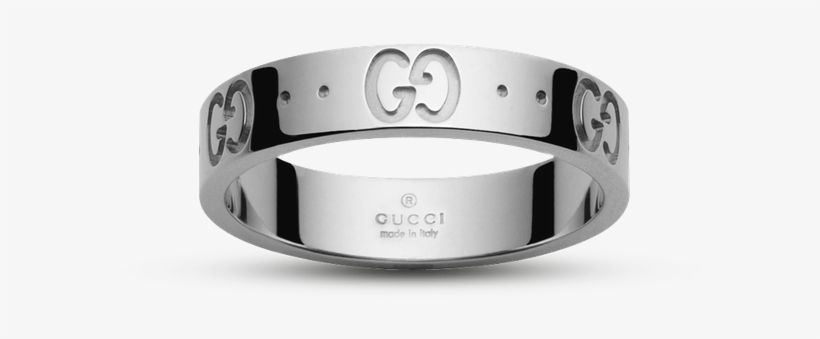 Gucci Icon Ring - White Gold Gucci Ring, transparent png download