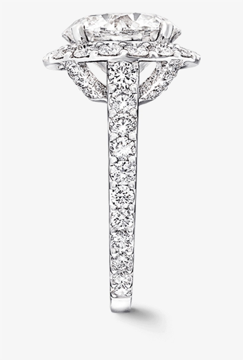 Shrank View Of A Graff Round Brilliant Icon Engagement - Engagement Ring, transparent png download