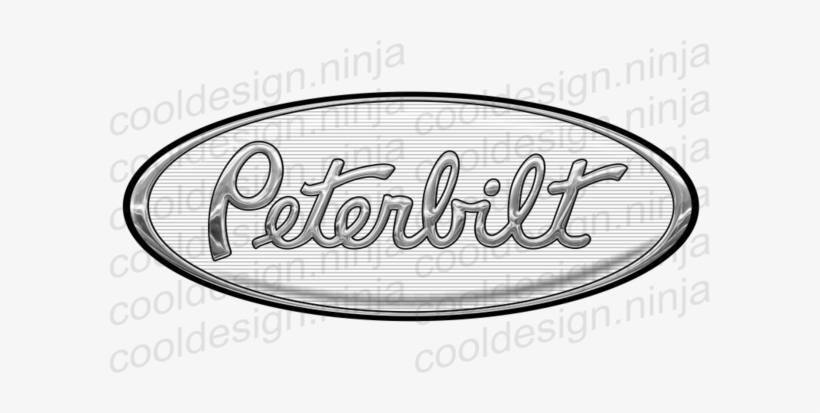 Snow White Peterbilt Emblem Skins 3-pack - White Peterbilt Hood Emblem, transparent png download