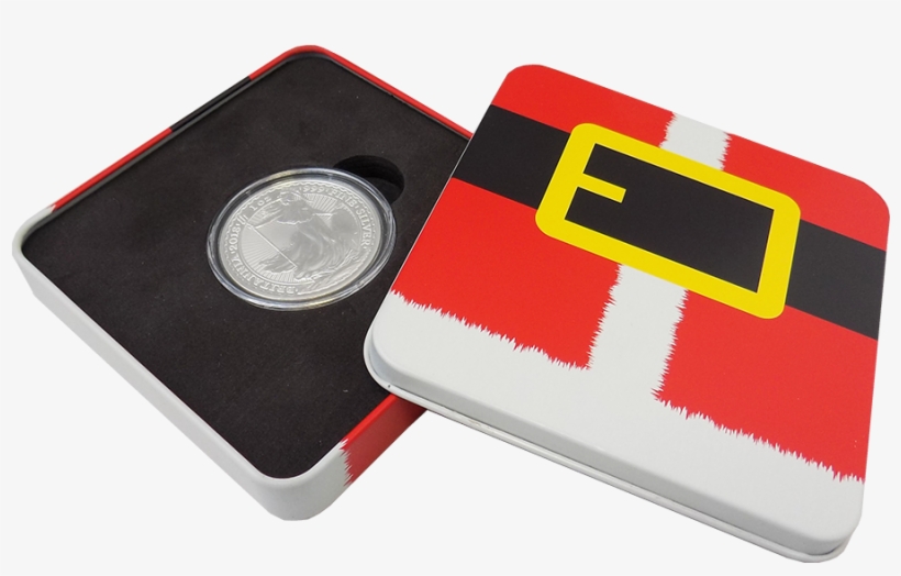 2018 Uk Britannia 1oz Silver Coin In Santa Belt Buckle - Britannia, transparent png download