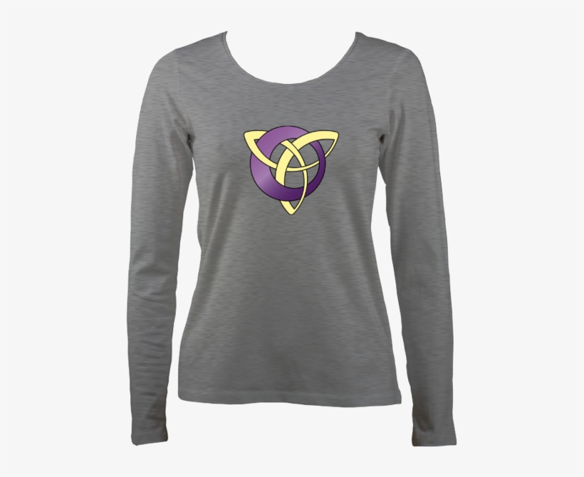 Celtic Design Women's Long Sleeve Shirt - Long-sleeved T-shirt, transparent png download