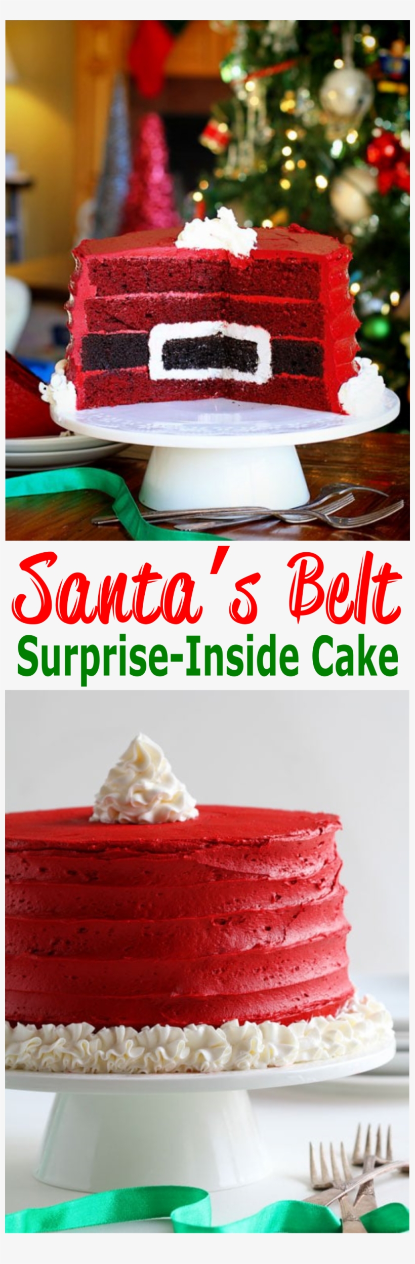 Santa's Belt Surprise-inside® Cake - Invest Sud De France, transparent png download