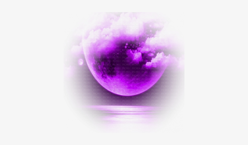 Purple Moon - Picmix, transparent png download