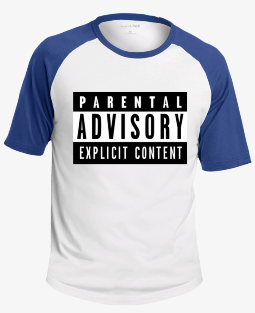 Black White "parental Advisory" Short Sleeve Tank Design - Png Parental Advisory Vector, transparent png download