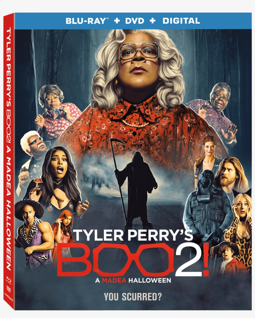 Lionsgate Presents Tyler Perry's Blockbuster Hit Boo - Tyler Perry's Boo 2 A Madea Halloween, transparent png download