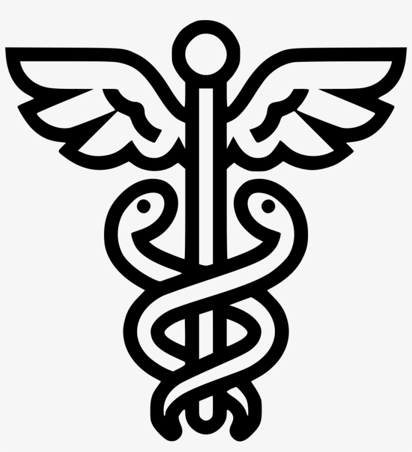 Caduceus Mercury Snake Wings Comments - Emblem, transparent png download