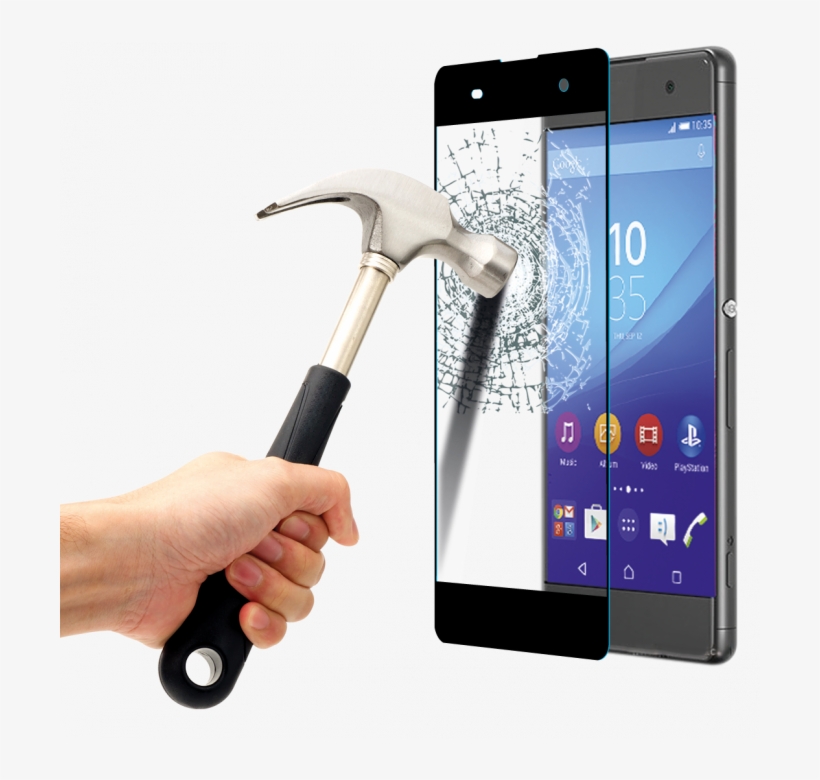 Tempered Glass For Xperia Xz Black - Huawei Nova 3i Back Cover Price In India, transparent png download