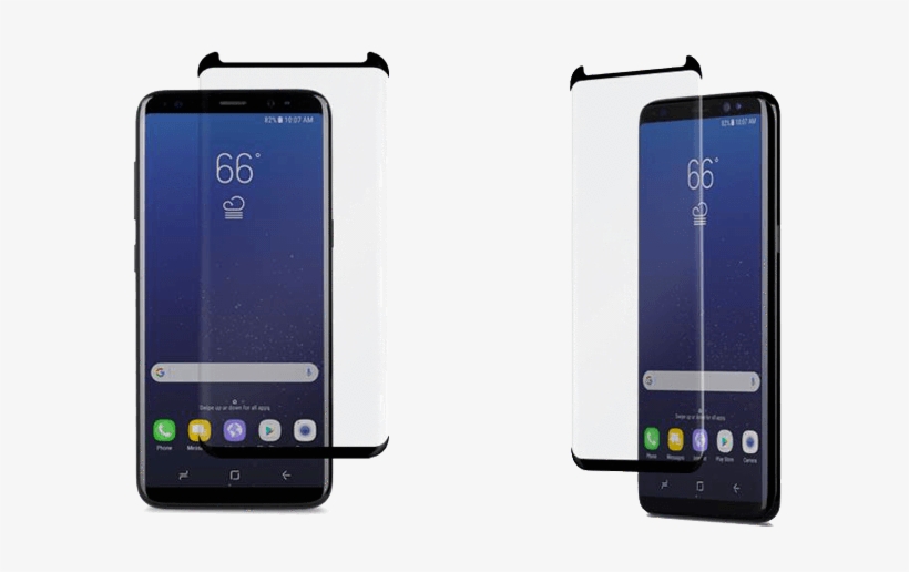 Screen Protector Muvit Tempered Glass Screen Protector - Otterbox S8 Screen Protector, transparent png download