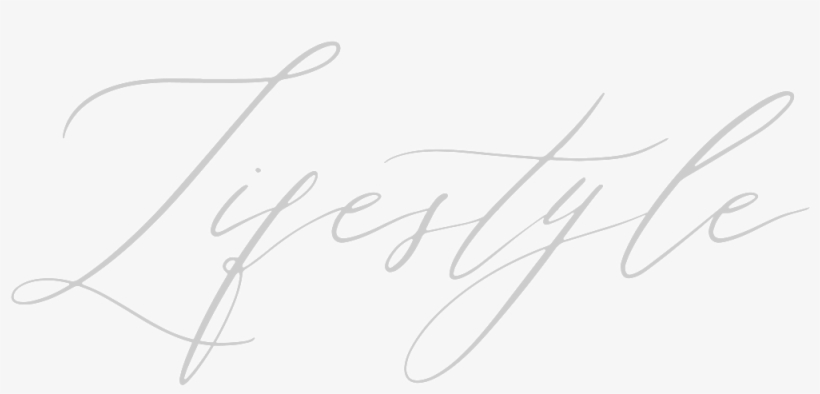 Lifestyle - Calligraphy, transparent png download