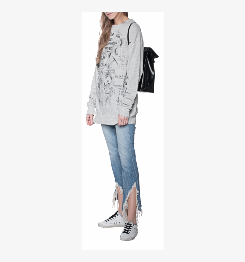 R13 D Jeans Kick Fit 1 Blue - Girl, transparent png download