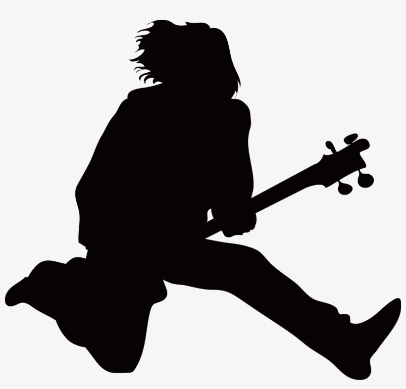Yükle Musician Silhouette - Tocando Guitarra Vector, transparent png download