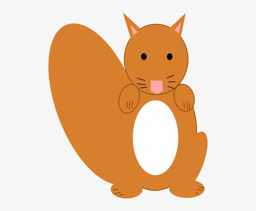 Brown Squirrel Clip Art At Vector Clip Art - Squirrel Png Clipart, transparent png download