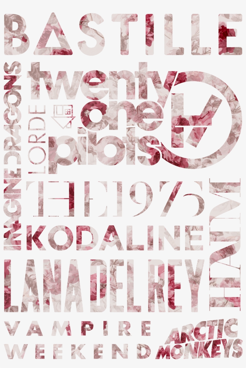 Bastille • Imagine Dragons • Twenty One Pilots • Lorde - Calligraphy, transparent png download
