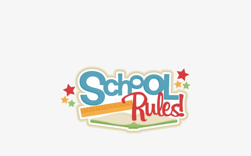 School Clipart Clipart School Rule - School Rules Clipart, transparent png download